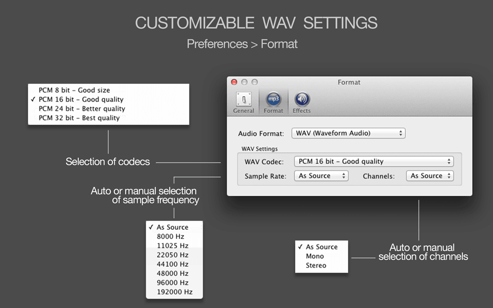Mac software for comverting to wav